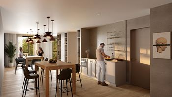 Communal kitchen